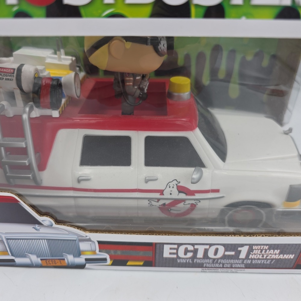 Funko Pop Rides Movies Ghostbusters ECTO-1 w/Jillian Holtzmann 23 Vinyl Figure - Picture 8 of 8